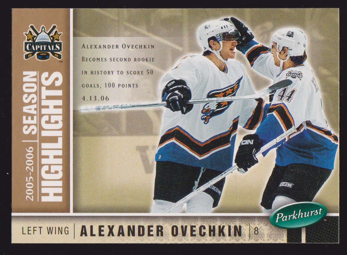 (image for) 2005-06 Parkhurst #597 Alexander Ovechkin Highlights RC Year